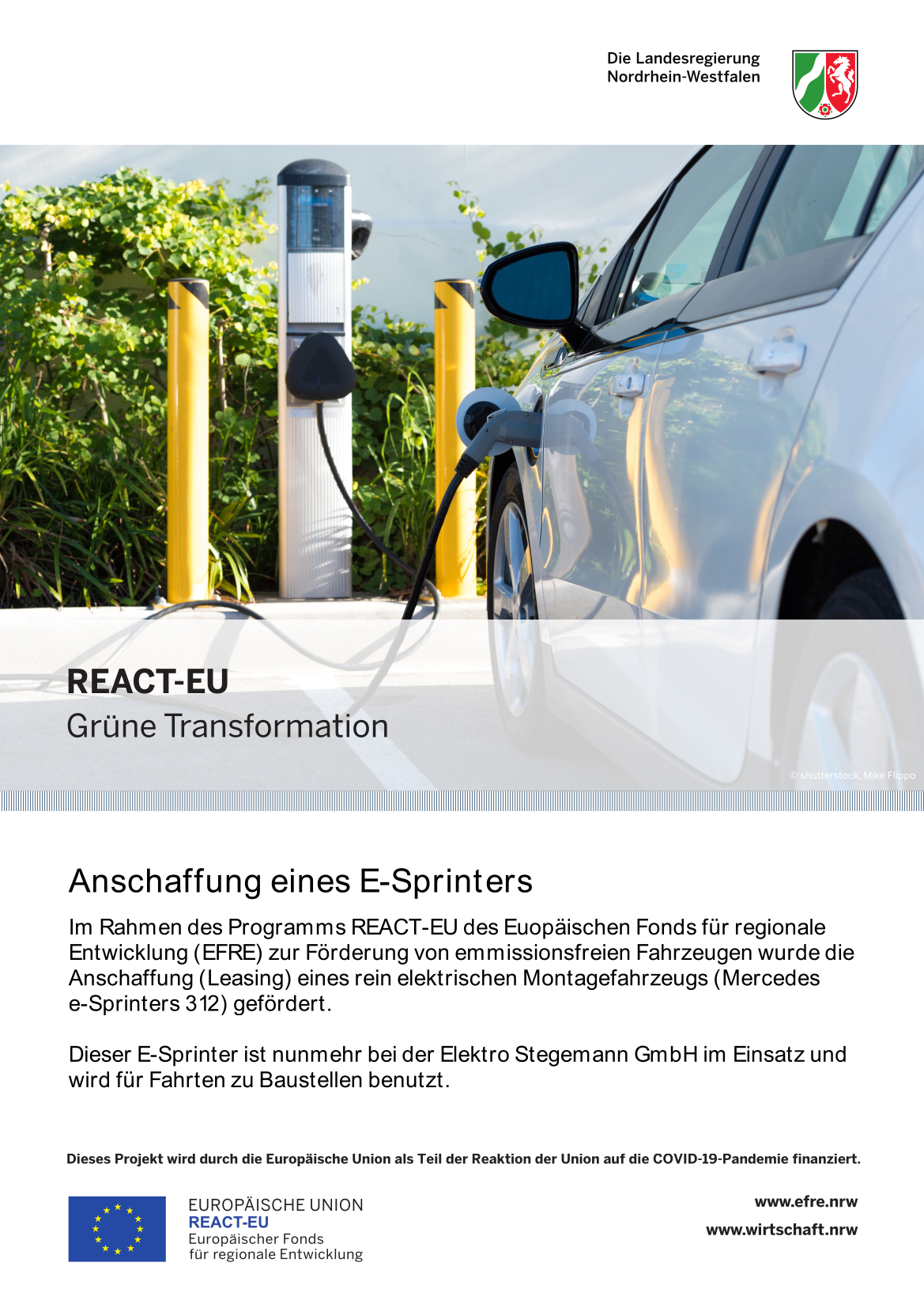 Emissionsfreie Nutzfahrzeuge – Elektro Stegemann ist dabei